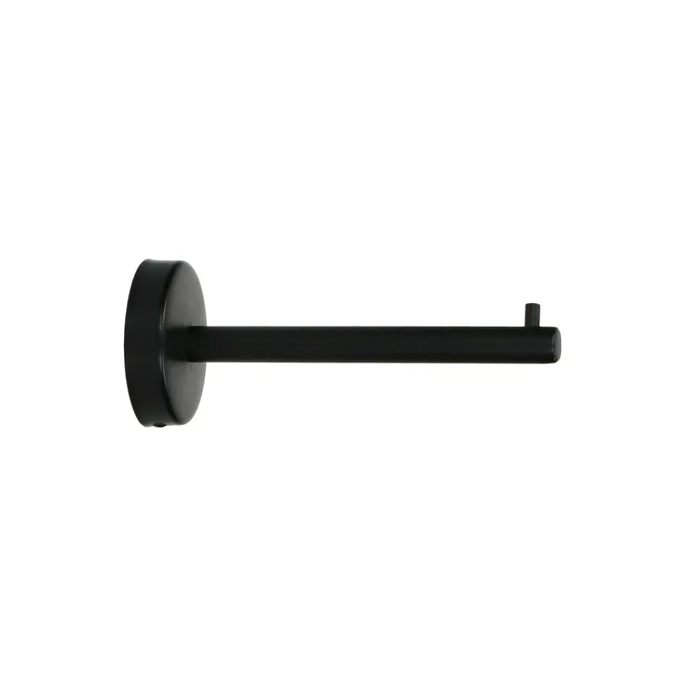 Pomax Crochets Et Porte-manteaux-FRITZ - porte-rouleau - métal - DIA 5 x L 14 cm - noir