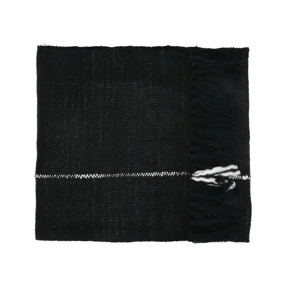 Pomax Linge De Table-FUSE - chemin de table - coton / viscose - L 140 x W 40 cm - noir