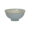 Pomax Vaisselle-GAZELLE - bol à céréales - porcelaine - DIA 12 x 6 cm - gris bleu