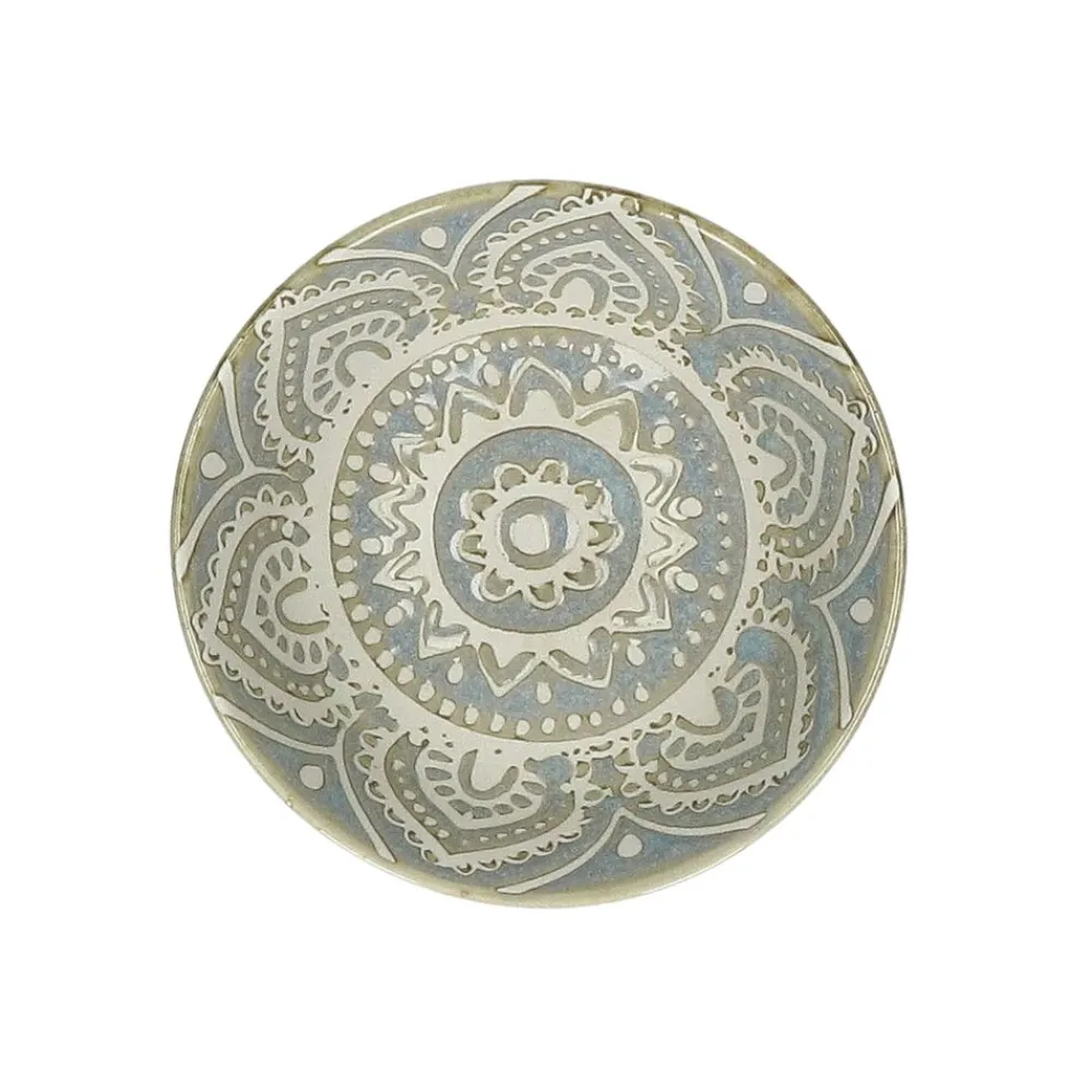 Pomax Vaisselle-GAZELLE - bol à céréales - porcelaine - DIA 12 x 6 cm - gris bleu