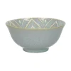 Pomax Vaisselle-GAZELLE - bol à soupe - porcelaine - DIA 15 x H 7 cm - gris bleu