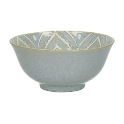Pomax Vaisselle-GAZELLE - bol à soupe - porcelaine - DIA 15 x H 7 cm - gris bleu