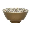 Pomax Vaisselle-GAZELLE - bol à soupe - porcelaine - DIA 15 x H 7 cm - bronze