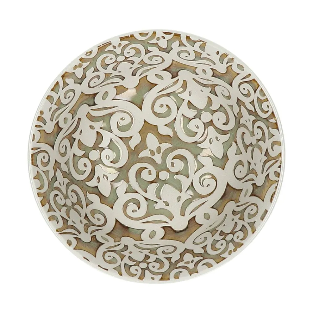 Pomax Vaisselle-GAZELLE - bol à soupe - porcelaine - DIA 15 x H 7 cm - bronze