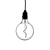Pomax Luminaires Extérieurs-GLOW - lampe d'extérieur - verre / synthétique - DIA 15 cm - transparent