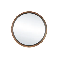 Pomax Miroirs-GRAMM - miroir - bois d'acacia - DIA 70 x W 4,5 cm - naturel/noir