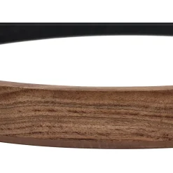 Pomax Miroirs-GRAMM - miroir - bois d'acacia - DIA 110 x W 4,5 cm - naturel/noir