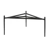 Pomax Concepts Modulaires-GRANADA - jambes pour table basse - métal - DIA 93 x H 40 cm - noir