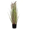 Pomax Plantes-GRASS - herbe artificielle - synthétique - DIA 11 x H 78 cm - brun