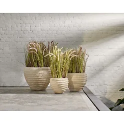 Pomax Plantes-GRASS - herbe artificielle - synthétique - DIA 11 x H 78 cm - brun