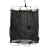 Pomax Suspensions-GRISHA - lampe suspendue - lin / métal - DIA 38 x H 50 cm - noir