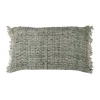 Pomax Coussins-GRUNGE - coussin - coton - L 50 x W 30 cm - vert