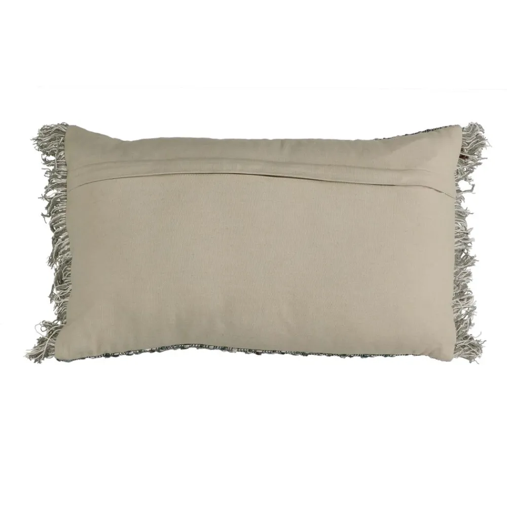 Pomax Coussins-GRUNGE - coussin - coton - L 50 x W 30 cm - vert