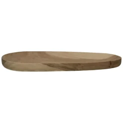 Pomax Accessoires-HARICOT - dessous de plat - bois d'acacia - L 35 x W 14 x H 2 cm - naturel