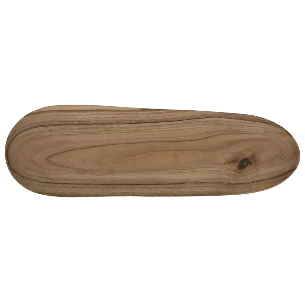 Pomax Accessoires-HARICOT - dessous de plat - bois d'acacia - L 45 x W14 x H 2 cm - naturel