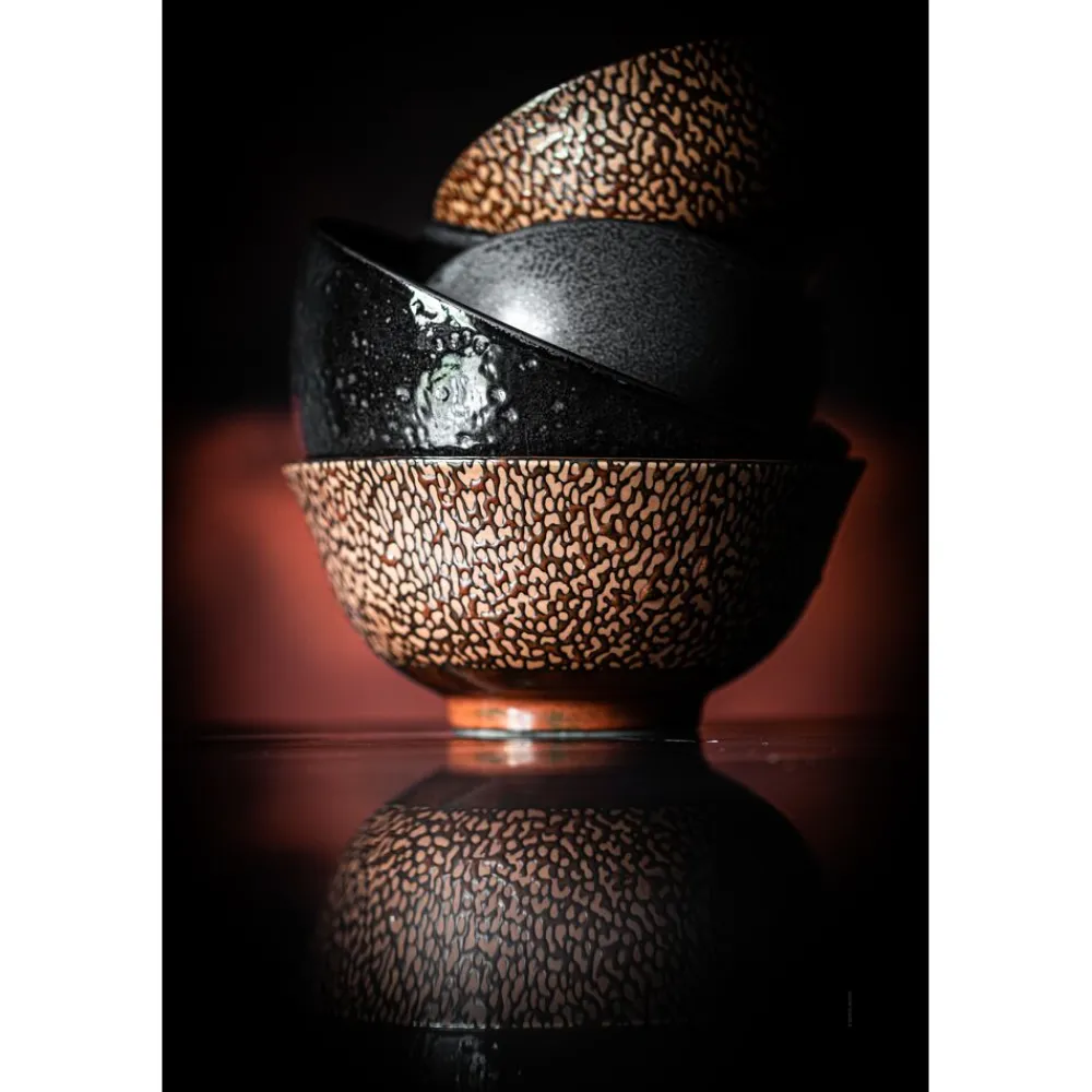 Pomax Vaisselle-HARVEST - mini bol - grès - DIA 11,2 x H 6 cm - sépia