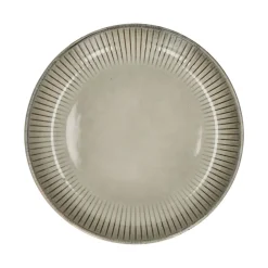 Pomax Vaisselle-HENRI - bol à pâtes - grès - DIA 23,5 x H 4,4 cm - gruau
