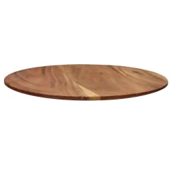 Pomax Saladiers / Plats À Servir-HOMMAGE - assiette - bois d'acacia - DIA 40 x H 2 cm - noyer