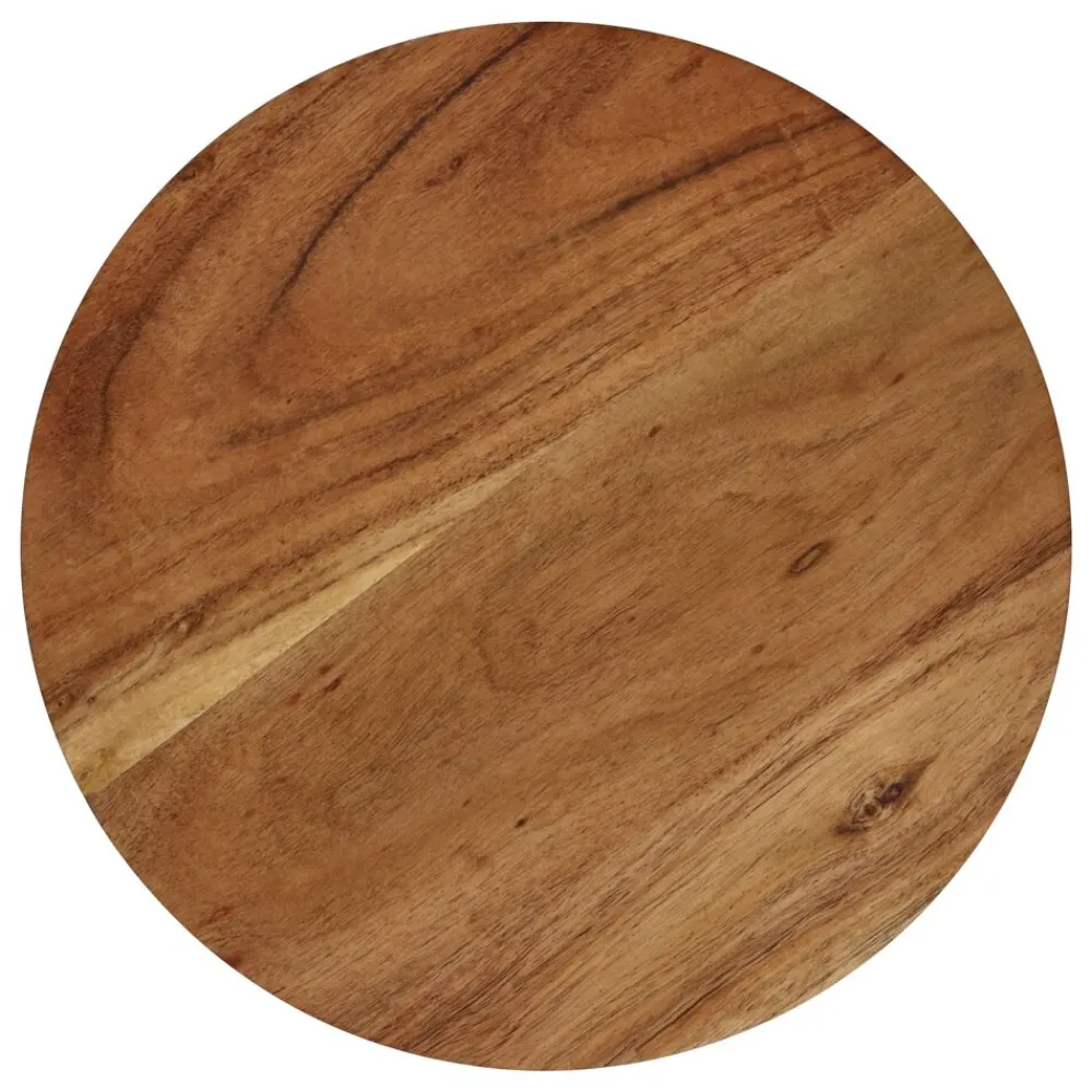 Pomax Saladiers / Plats À Servir-HOMMAGE - assiette - bois d'acacia - DIA 40 x H 2 cm - noyer