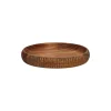 Pomax Saladiers / Plats À Servir-HOMMAGE - bol - bois d'acacia - DIA 16 x H 2,5 cm - noyer