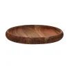 Pomax Saladiers / Plats À Servir-HOMMAGE - bol - bois d'acacia - DIA 22 x H 2,5 cm - noyer