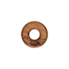 Pomax Accessoires-HOMMAGE - coquetier - bois d'acacia - DIA 10 x H 2,5 cm - noyer