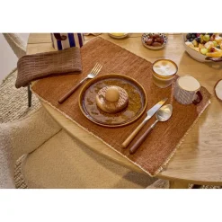 Pomax Accessoires-HOMMAGE - coquetier - bois d'acacia - DIA 10 x H 2,5 cm - noyer