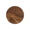Pomax Saladiers / Plats À Servir-HOMMAGE - couvercle - bois d'acacia - DIA 17 x W 1,5 cm - noyer