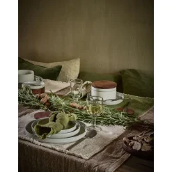 Pomax Saladiers / Plats À Servir-HOMMAGE - couvercle - bois d'acacia - DIA 17 x W 1,5 cm - noyer