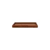 Pomax Plateaux-HOMMAGE - plateau - bois d'acacia - L 28 x W 20 x H 2,5 cm - noyer
