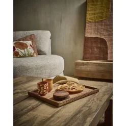 Pomax Accessoires-HOMMAGE - sous-verre - bois d'acacia - DIA 10 x H 1 cm - noyer