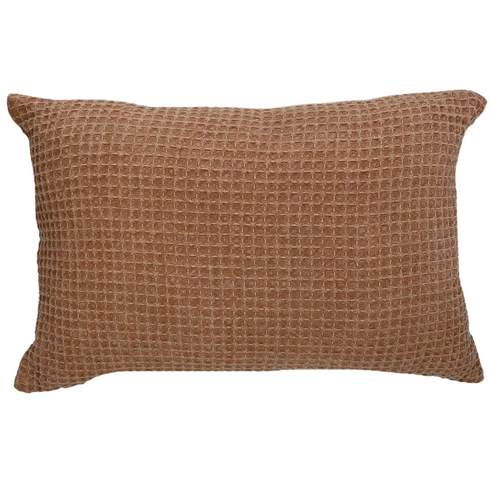 Pomax Coussins-HOPPOTA - coussin - coton - L 60 x W 40 cm - rouille