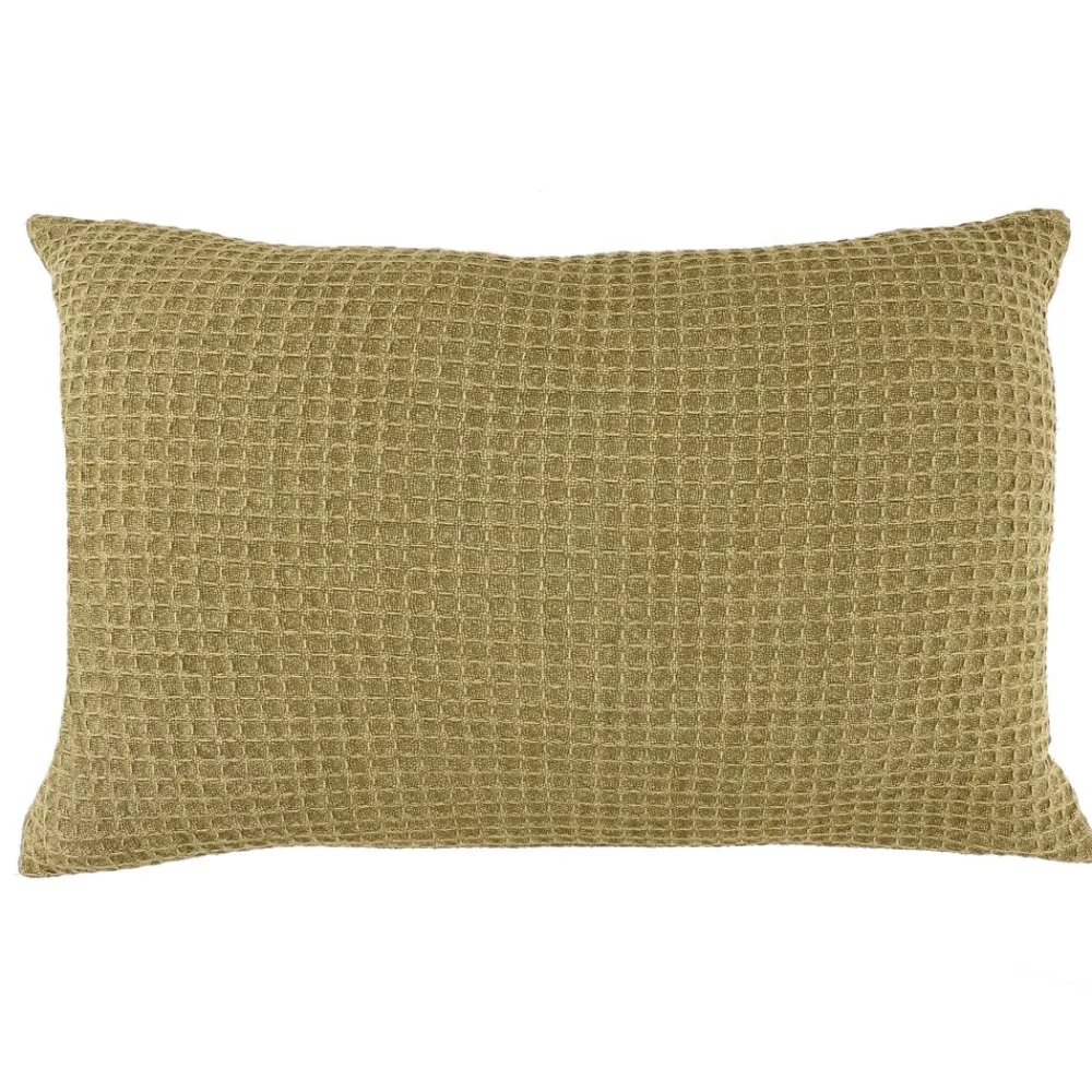 Pomax Coussins-HOPPOTA - coussin - coton - L 60 x W 40 cm - curry