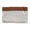 Pomax Linge De Table-INDIAN SUMMER - nappe - lin - L 350 x W 170 cm - rouille