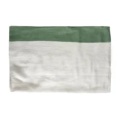 Pomax Linge De Table-INDIAN SUMMER - nappe - lin - L 250 x W 170 cm - vert
