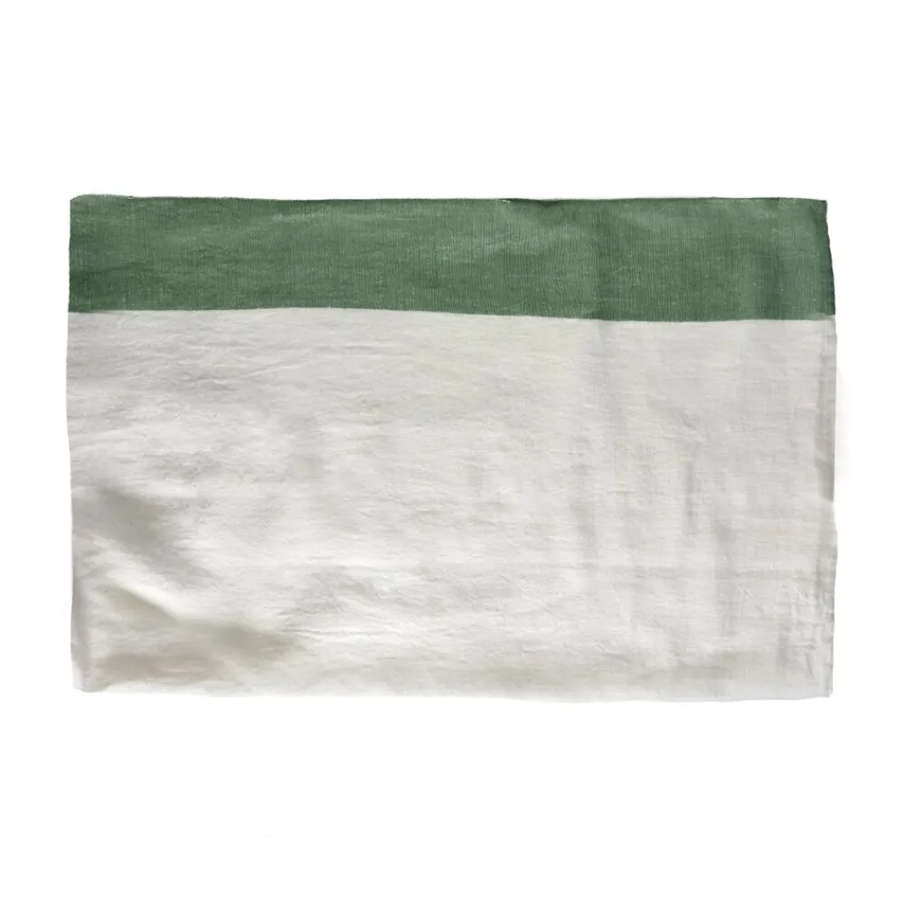 Pomax Linge De Table-INDIAN SUMMER - nappe - lin - L 250 x W 170 cm - vert