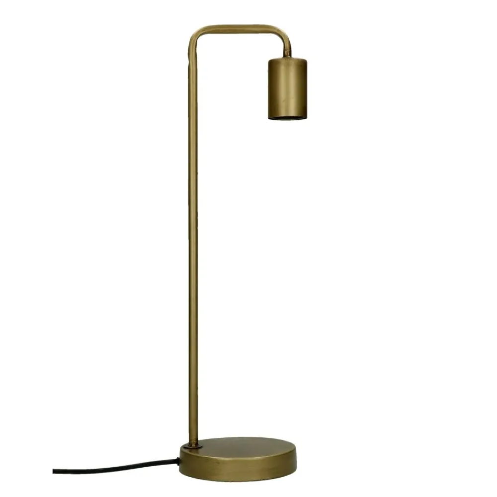 Pomax Lampadaires-JAY - lampe de table - métal - L 13 x W 13 x H 48,5 cm - or