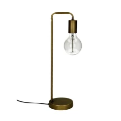 Pomax Lampadaires-JAY - lampe de table - métal - L 13 x W 13 x H 48,5 cm - or