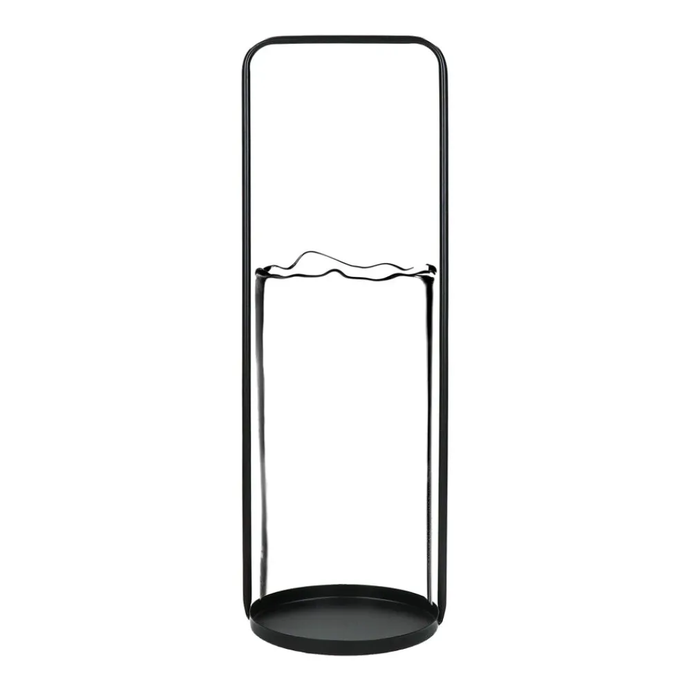 Pomax Photophores / T-lights-JAZZ - cylindre - verre - DIA 13 x H 24 cm - transparent