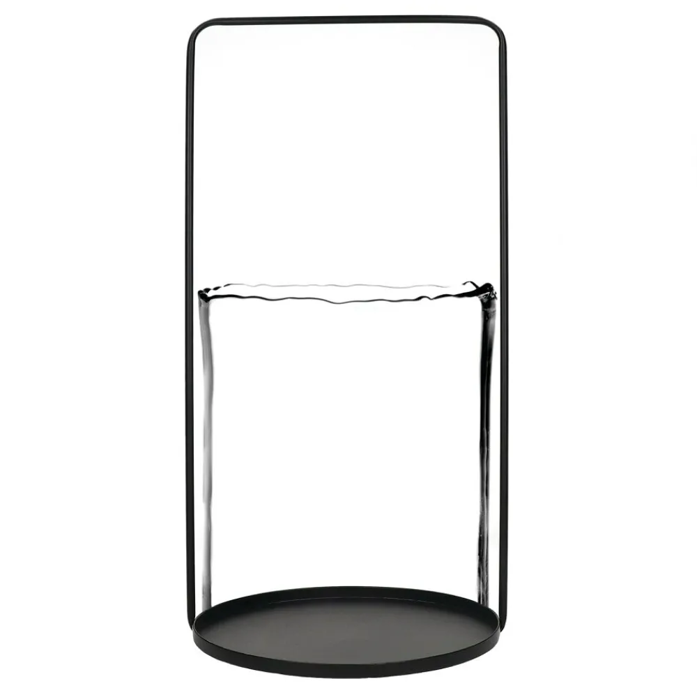 Pomax Photophores / T-lights-JAZZ - cylindre - verre - DIA 25 x H 30 cm - transparent