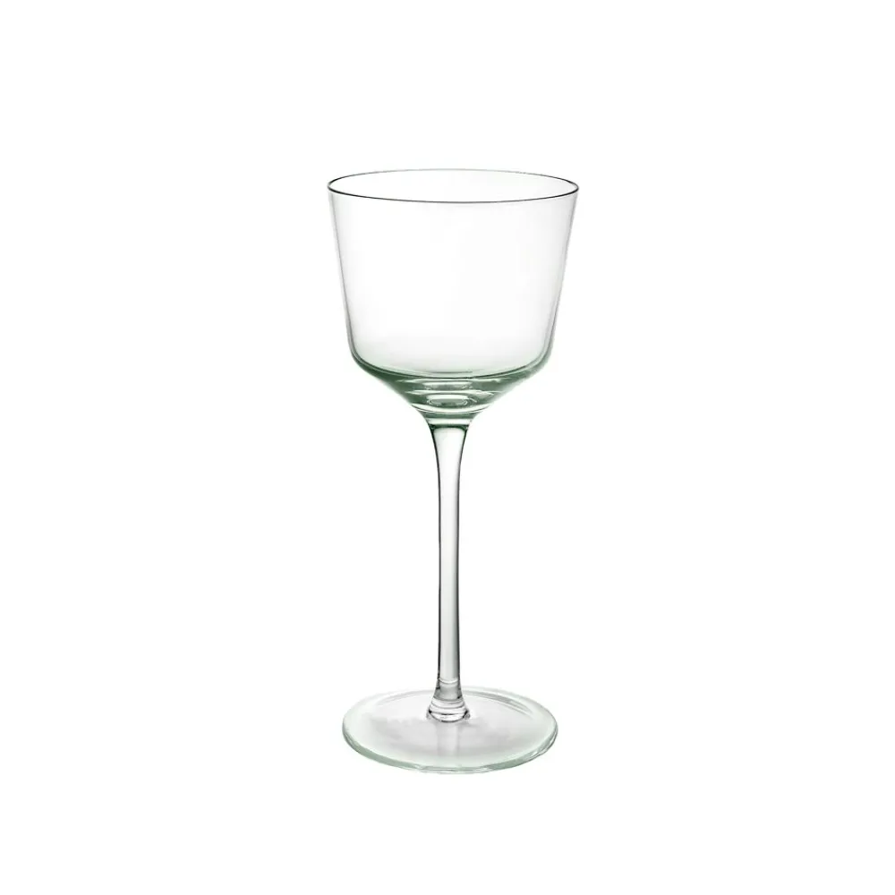 Pomax Verres-JOHN'S - verre à vin blanc - verre - DIA 8,5 x H 18,5 cm - vert pâle