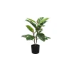 Pomax Plantes-JUNGLE FEVER - plante artificielle en pot - synthétique / métal - H 60 cm - vert
