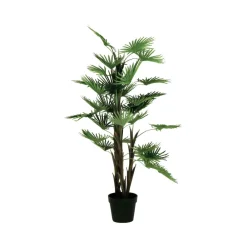 Pomax Plantes-JUNGLE FEVER - plante artificielle - synthétique / métal - H 130 cm - vert