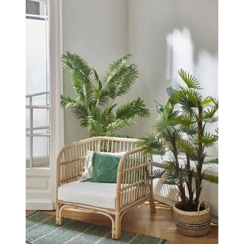 Pomax Plantes-JUNGLE FEVER - plante artificielle - synthétique / métal - H 130 cm - vert