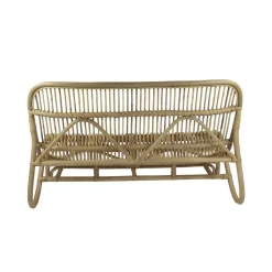 Pomax Canapés-KIM - fauteuil - rotin - L 118 x W 80 x H 77 cm - naturel