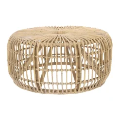 Pomax Tables Basses | Tables-KIM - table basse - rotin - DIA 80 x H 35 cm - naturel