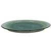 Pomax Vaisselle-KIMO - assiette plate - grès - DIA 27 x H 2 cm - aqua