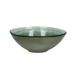 Pomax Vaisselle-KIMO - bol à soupe - grès - DIA 17 x H 7 cm - aqua