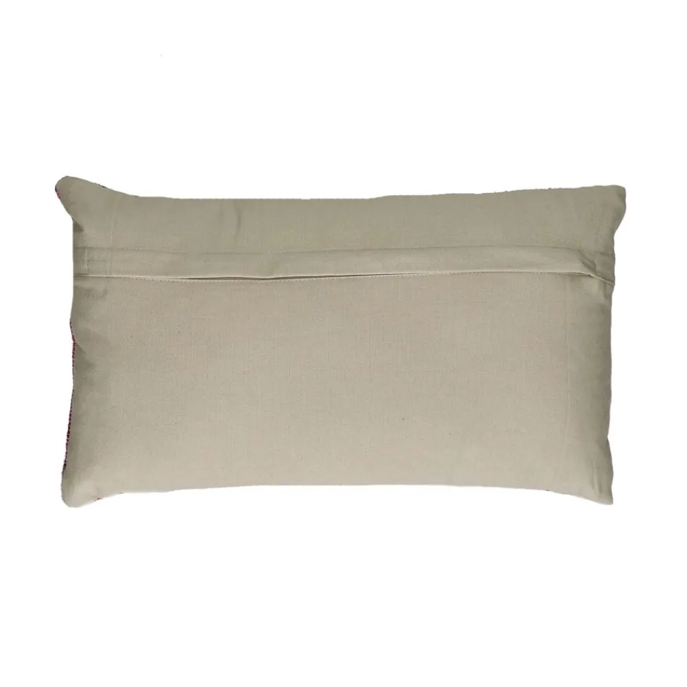 Pomax Coussins-KRETA - coussin - lin / viscose - L 50 x W 30 cm - multicolore
