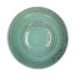 Pomax Vaisselle-KUSAMA - bol à soupe - porcelaine - DIA 15 x H 7 cm - aqua